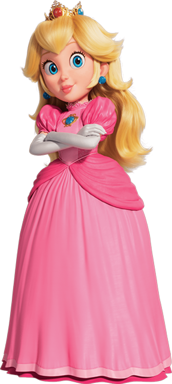 mario bros princesa peach png