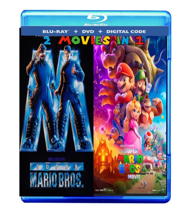 mario movie blu ray