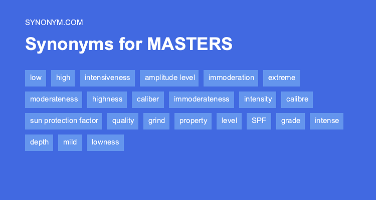 master synonym