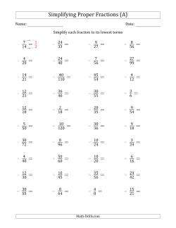 math fractions worksheets