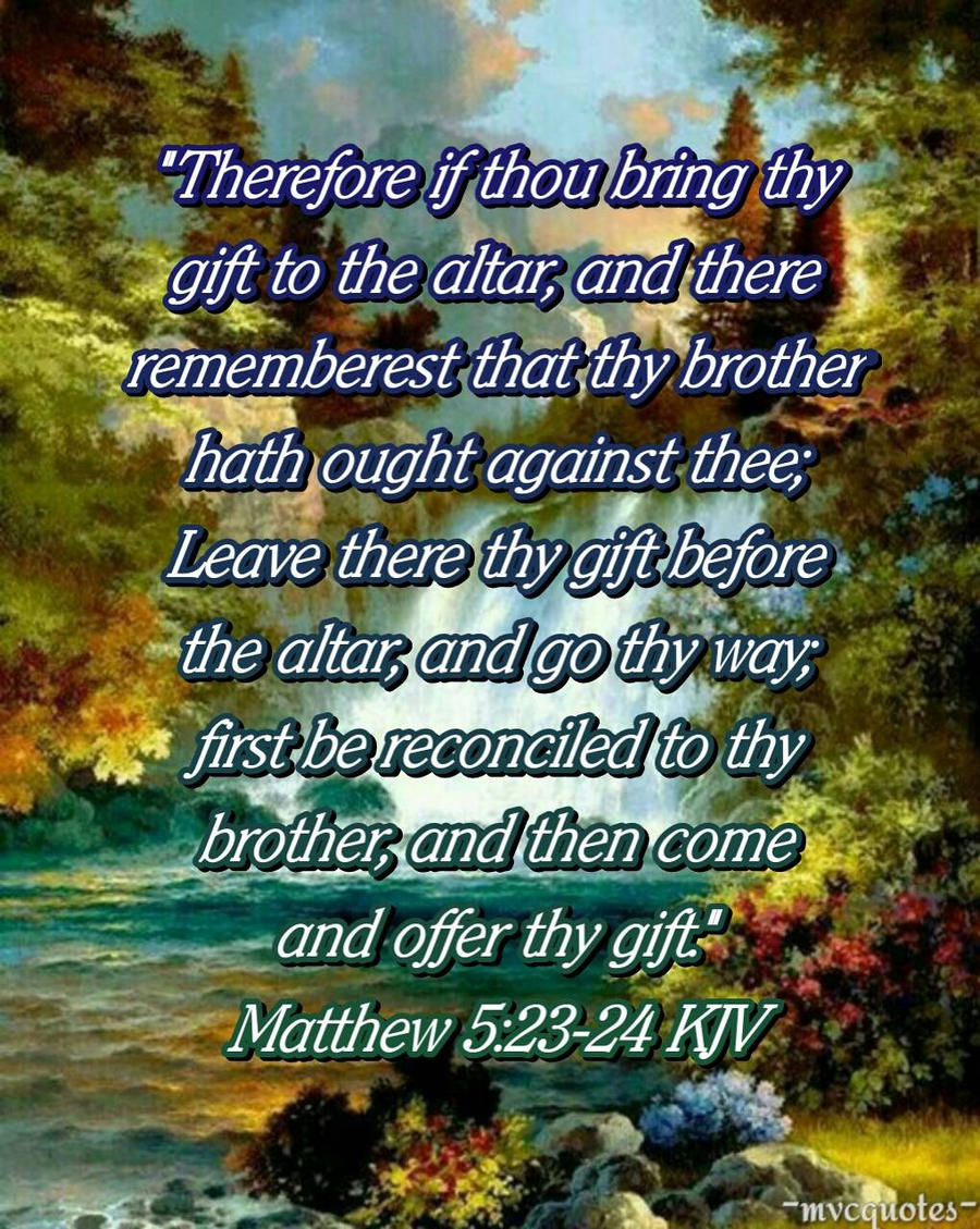 matthew 5 24 kjv