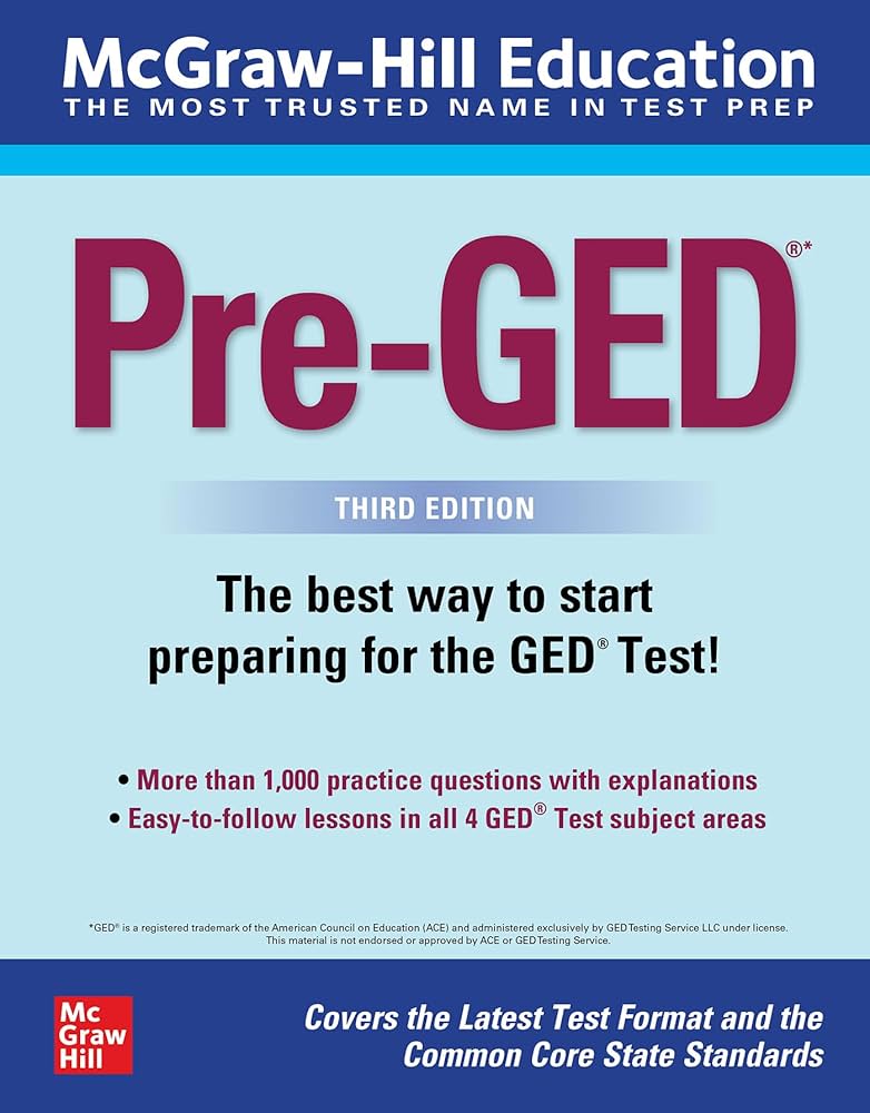 mcgraw-hill education pre-ged. third edition