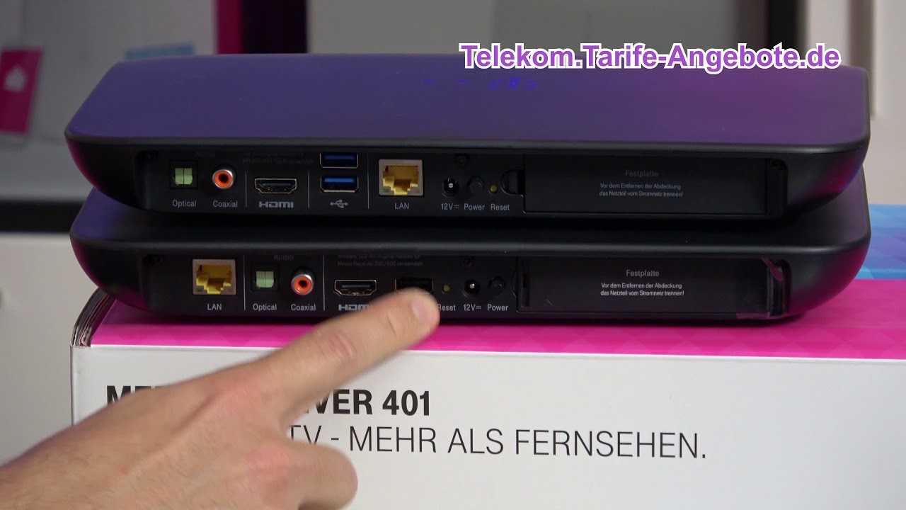 media receiver 401 updaten