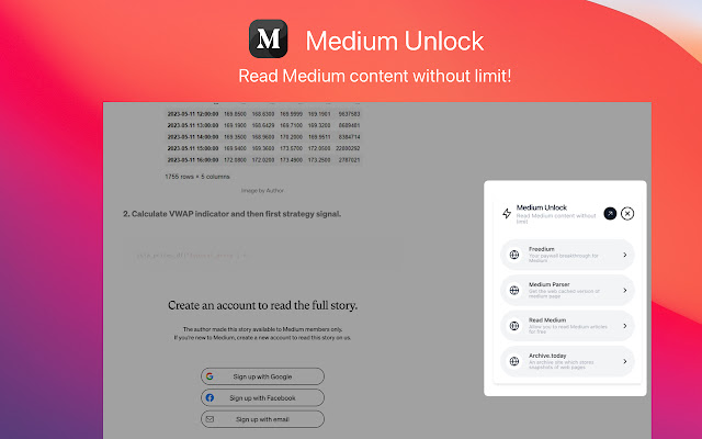 medium unlocker