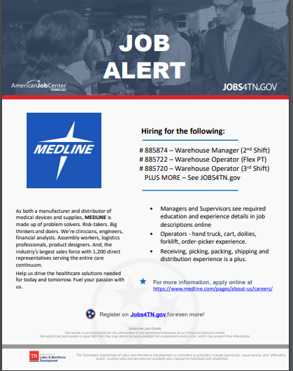 medline jobs