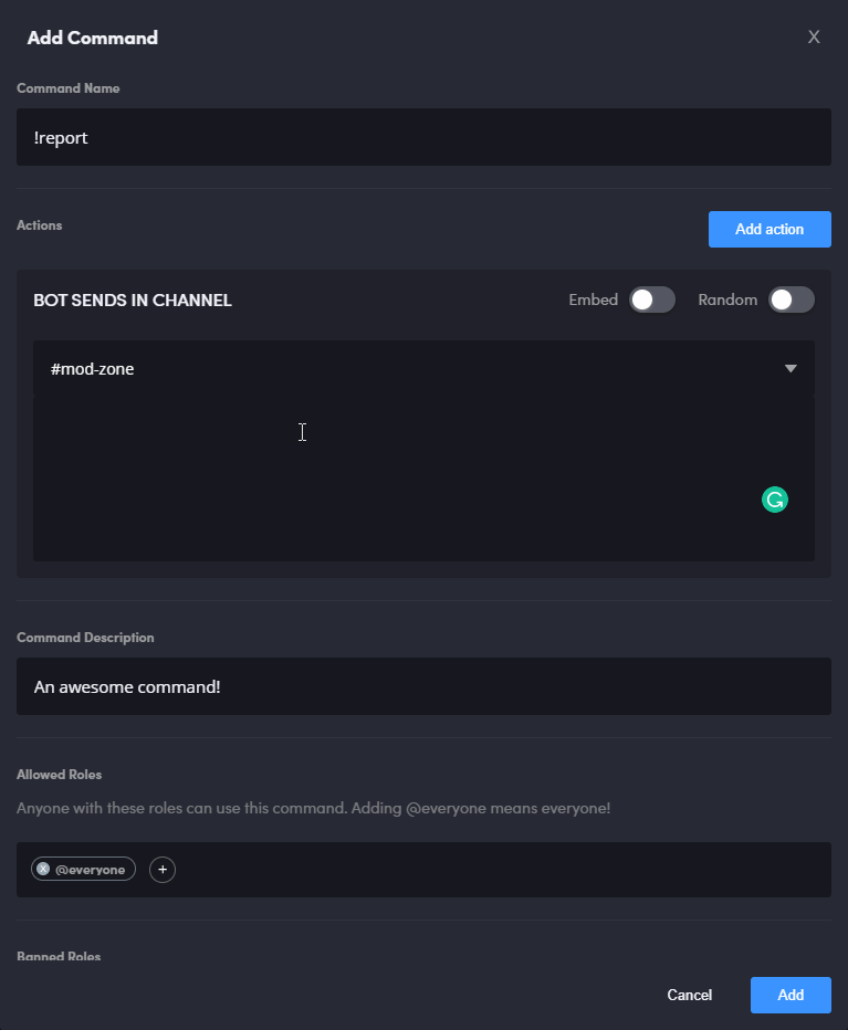 mee6 bot mute command