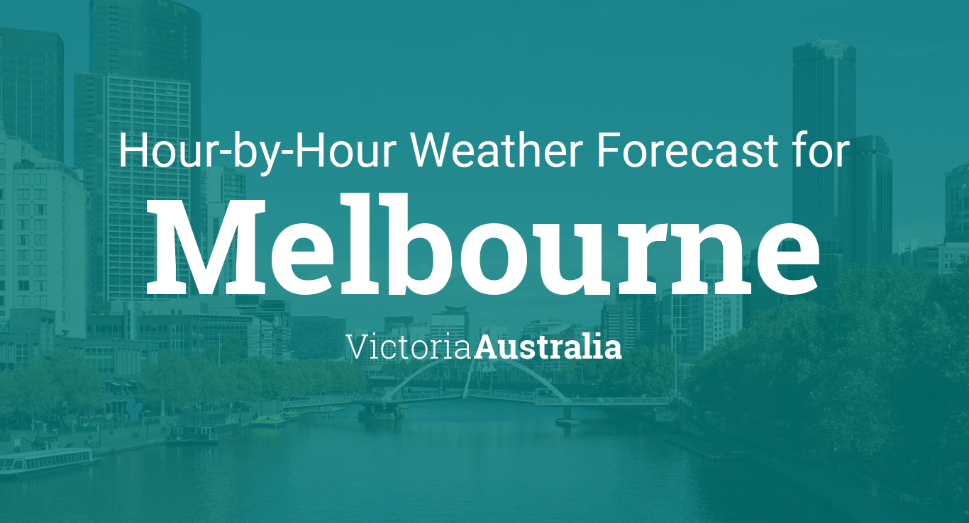 melbourne hourly weather forecast