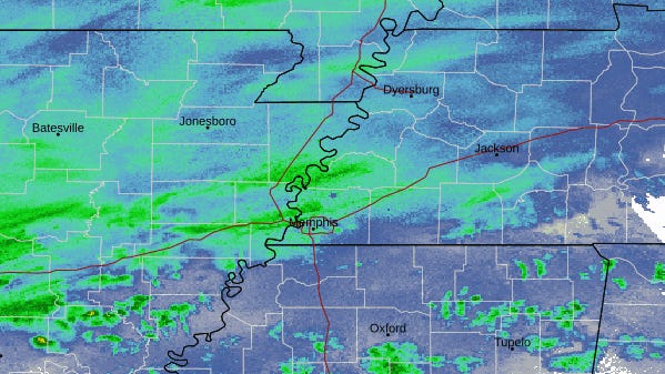 memphis weather doppler