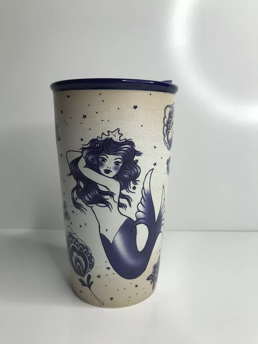 mermaid starbucks travel mug