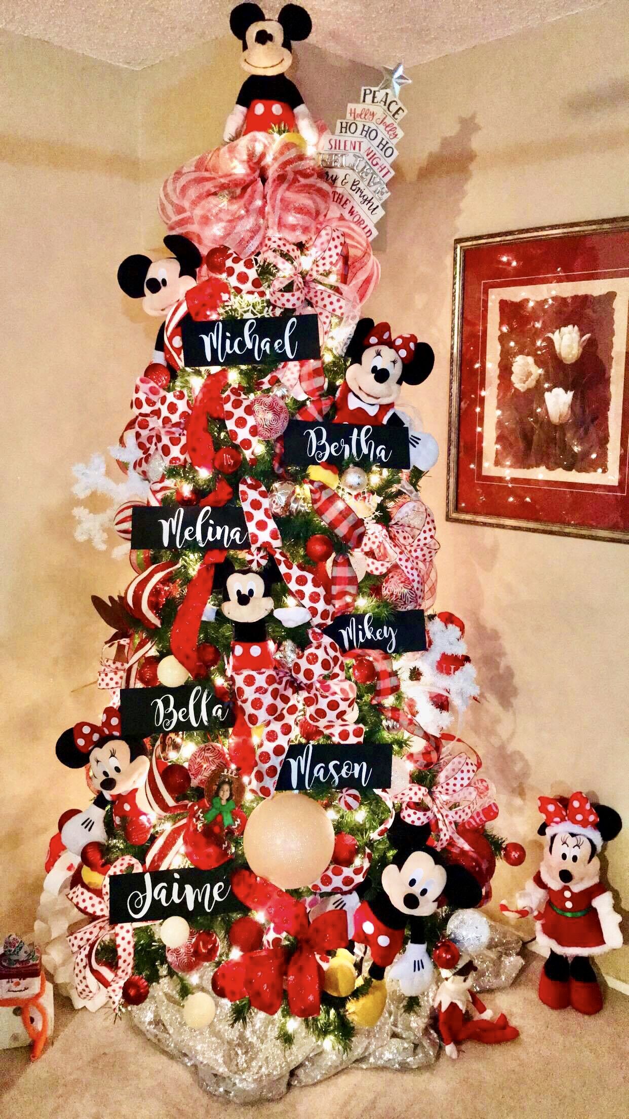 mickey and minnie christmas decorations