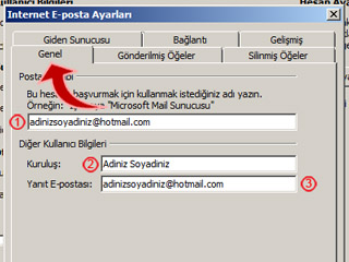 microsoft outlook 2010 hotmail ayarları resimli