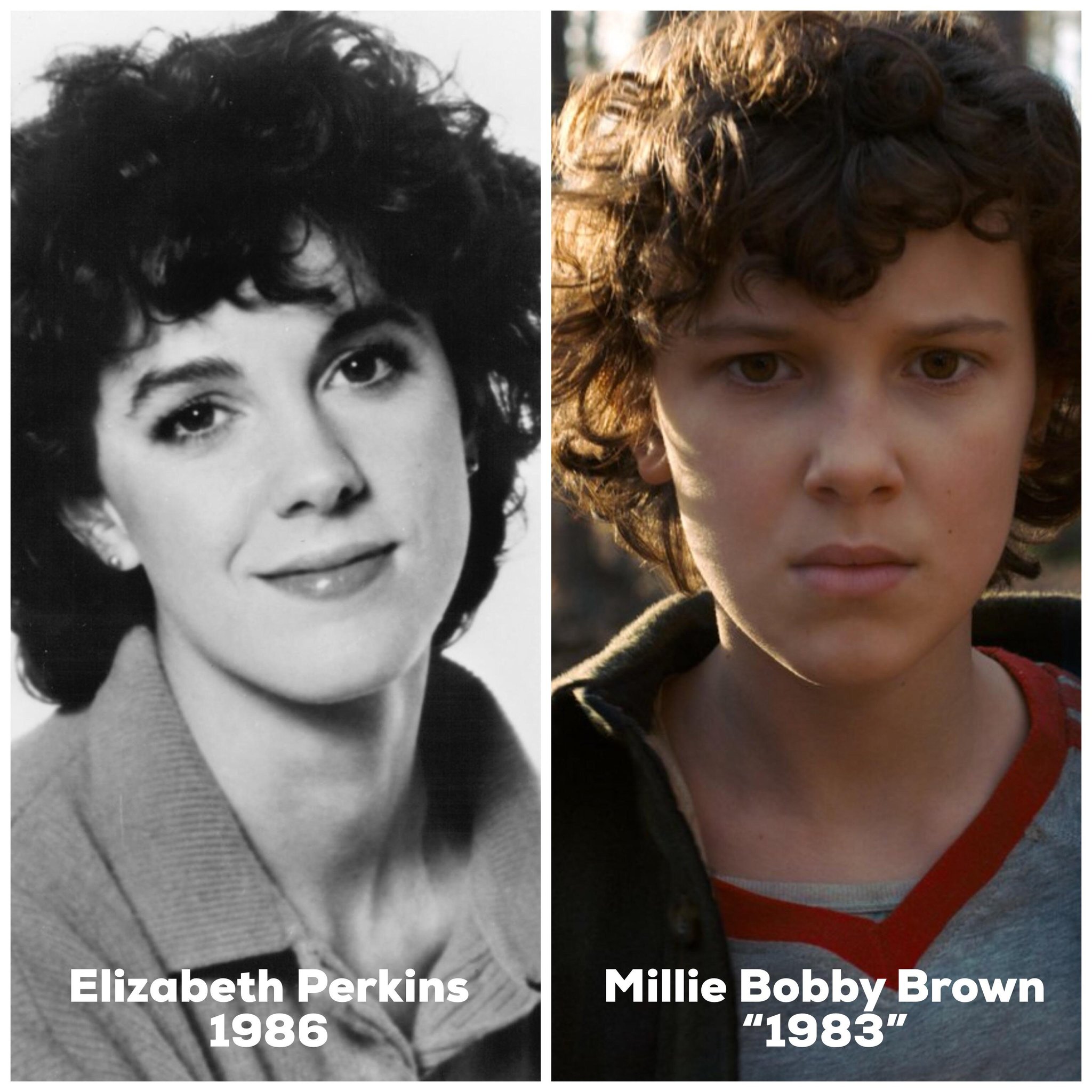 millie bobby brown looks like elizabeth perkins