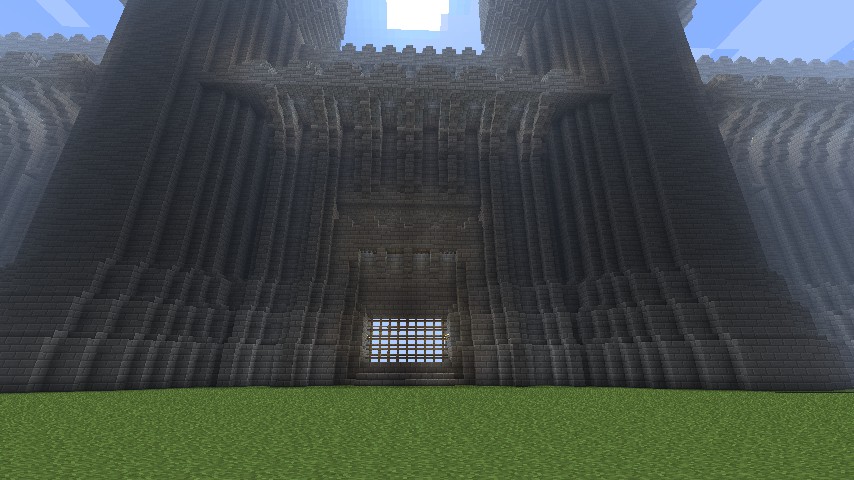 minecraft castle walls