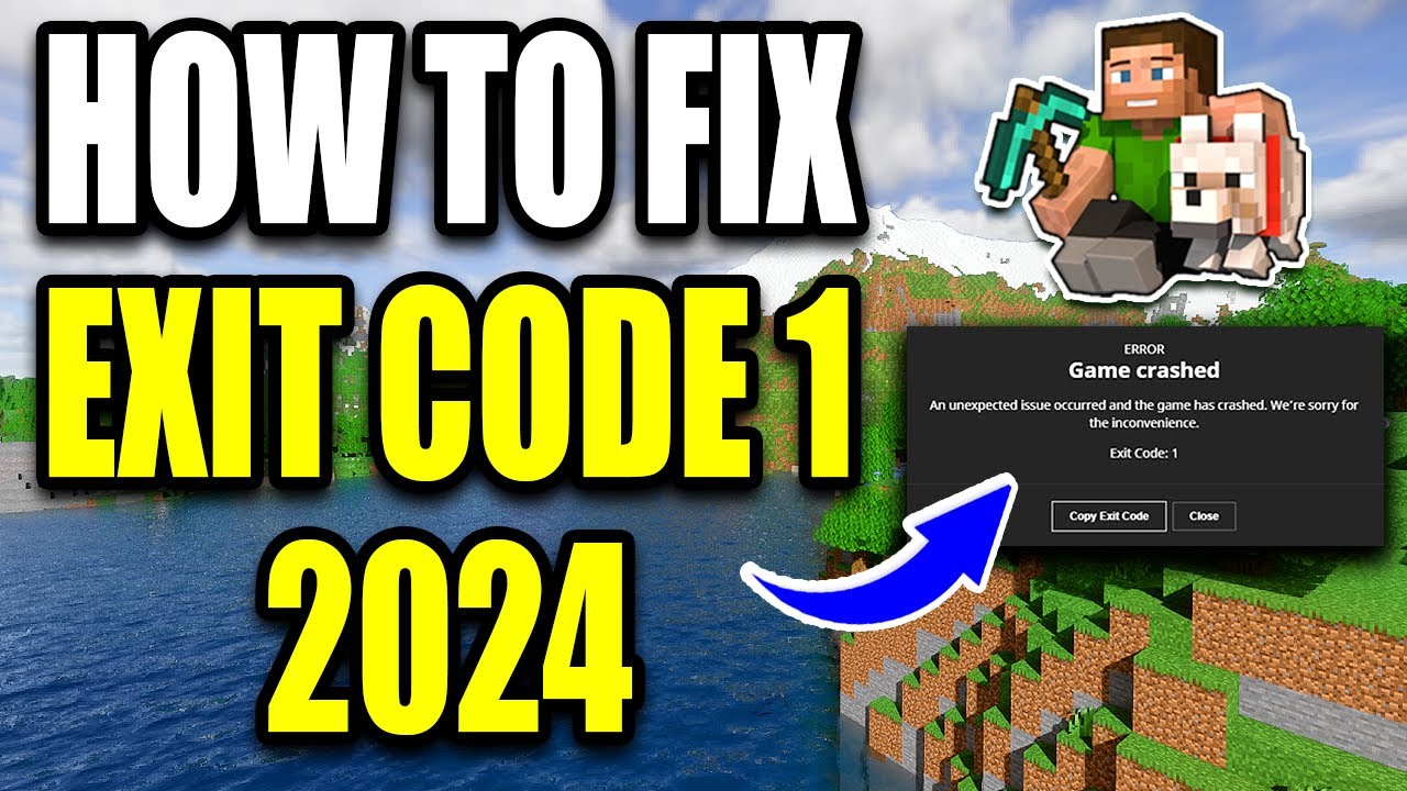 minecraft exit code 1