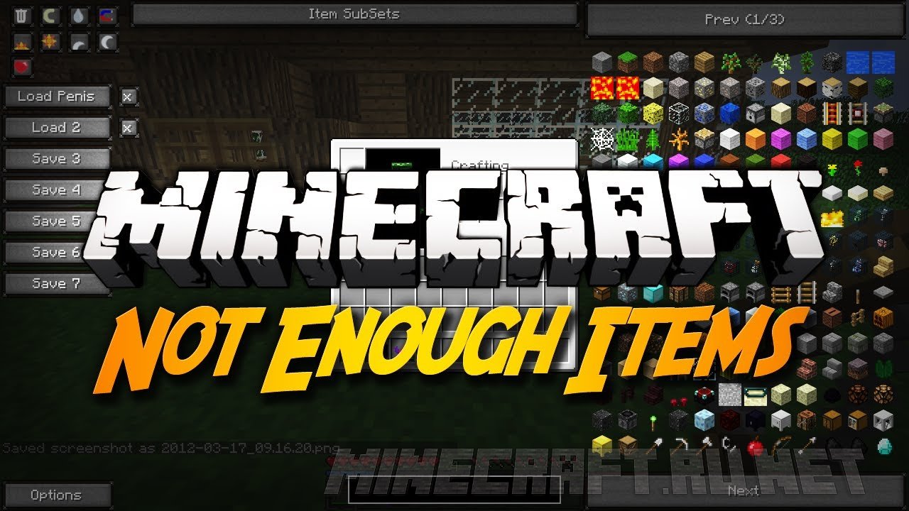 minecraft not enough items 1.6 4