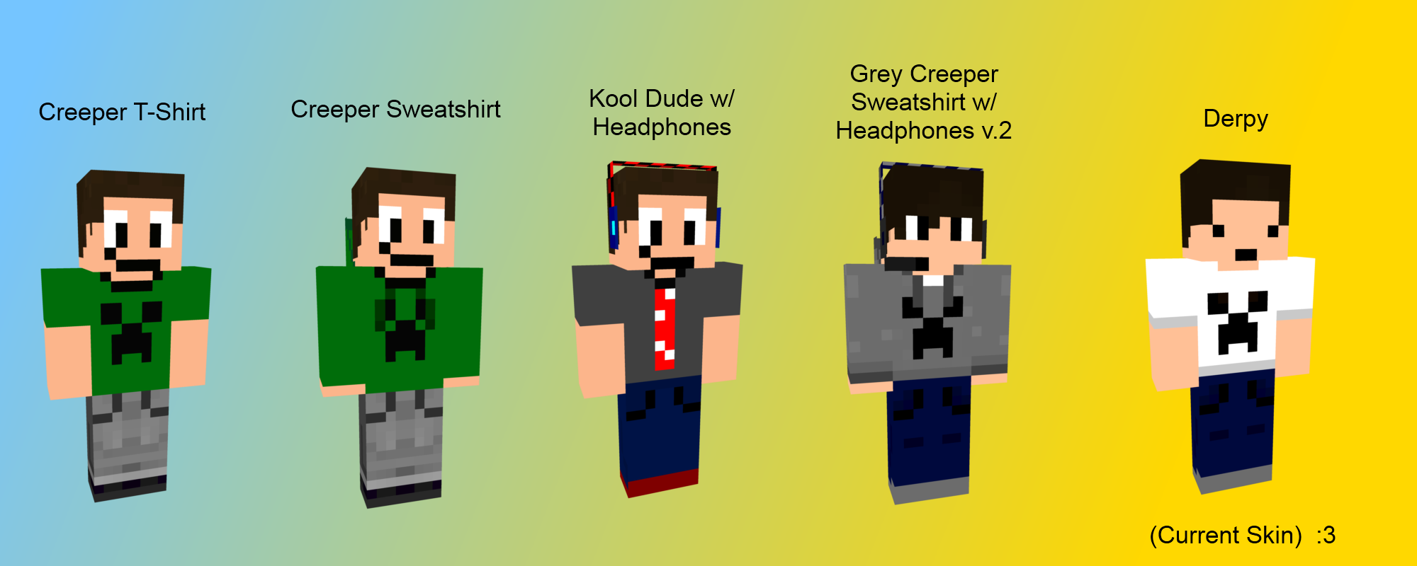 minecraft skin history