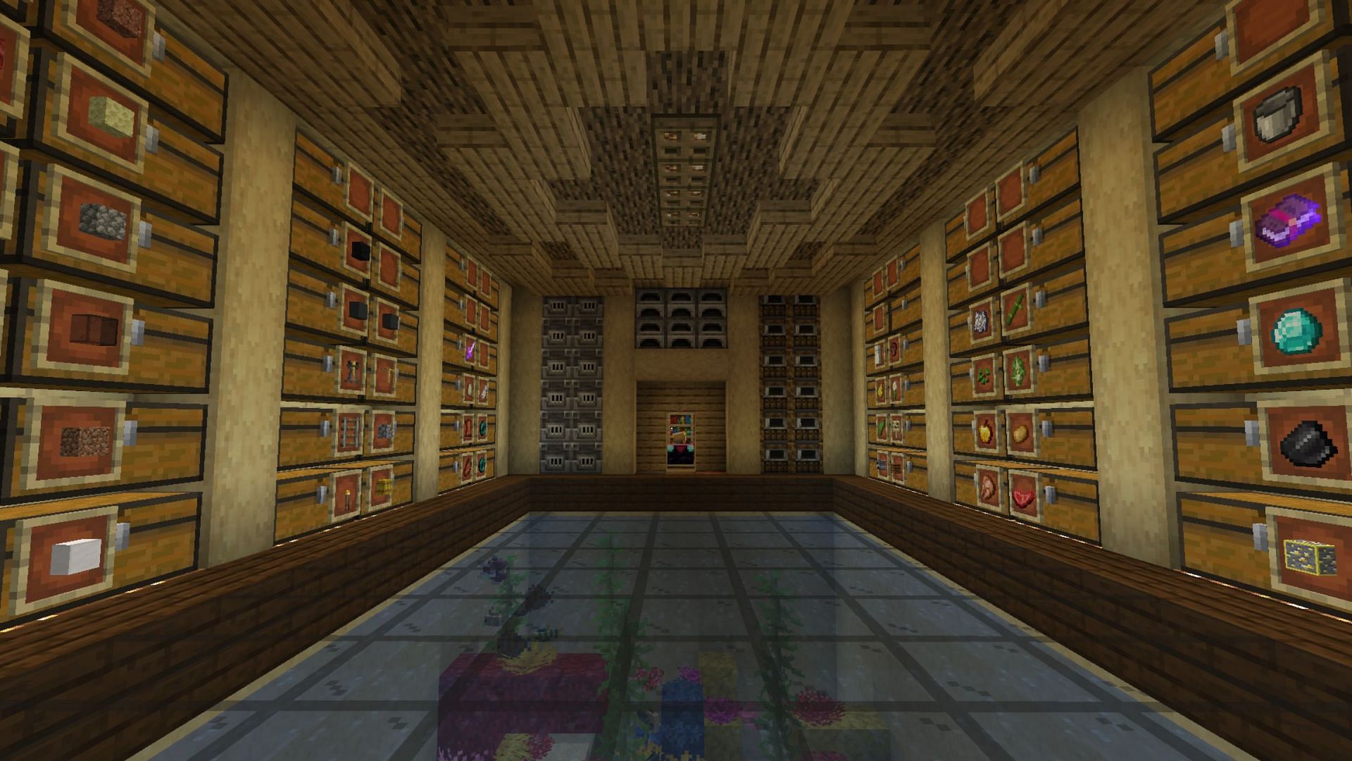 minecraft storage room ideas