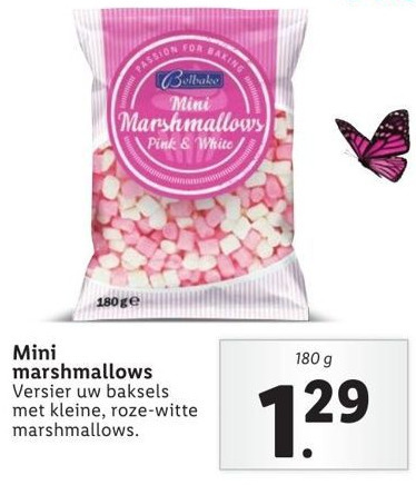 mini marshmallows - lidl