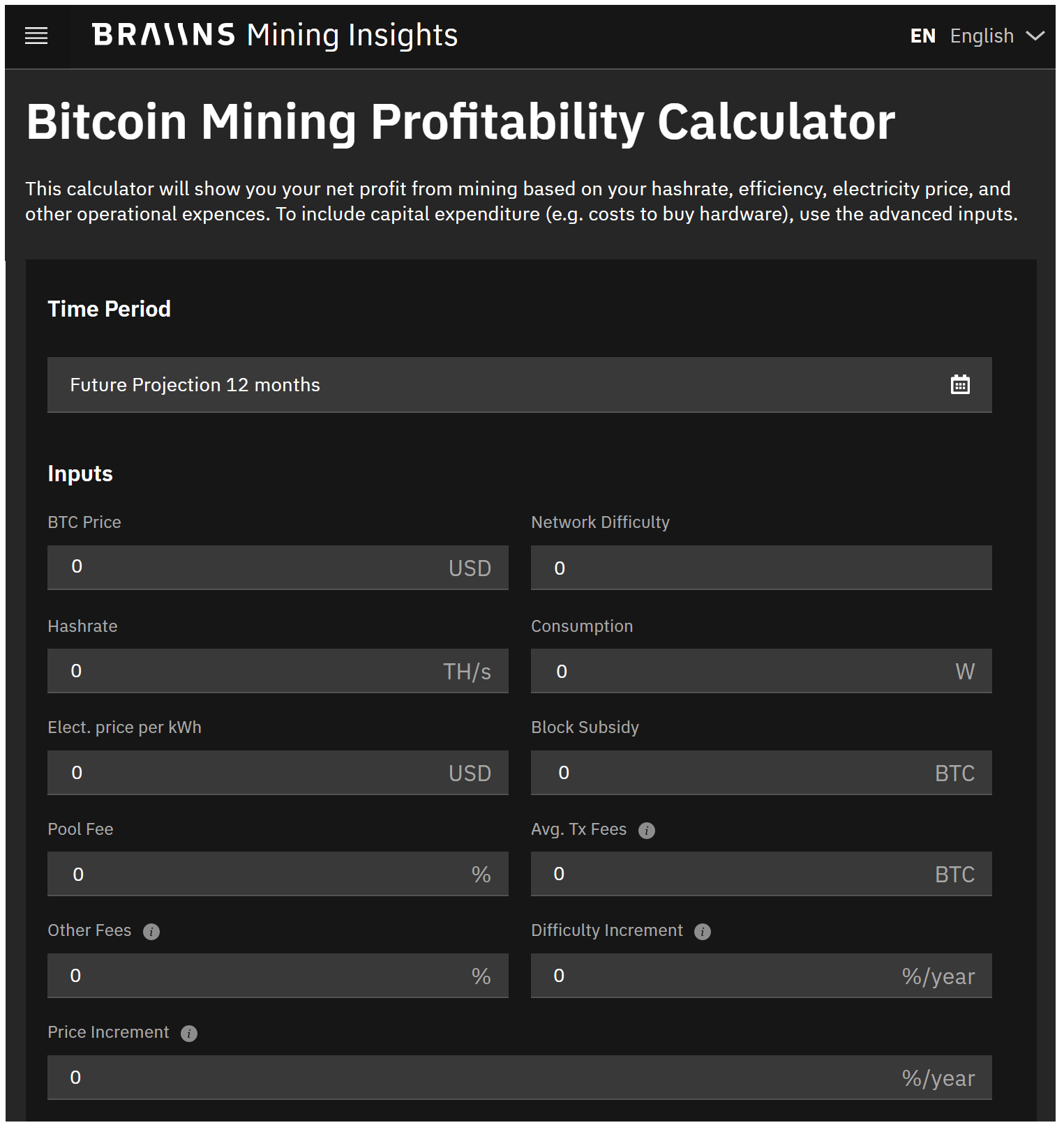 mining profitability calculator