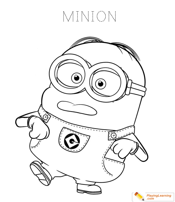 minions colouring in pages