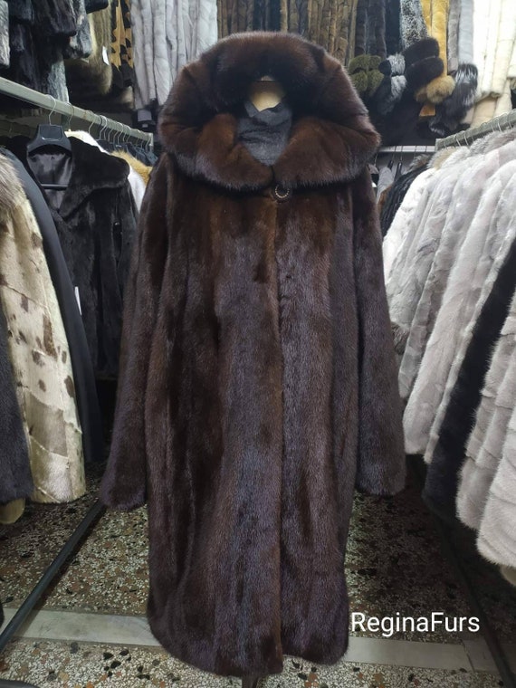 mink fur coat real