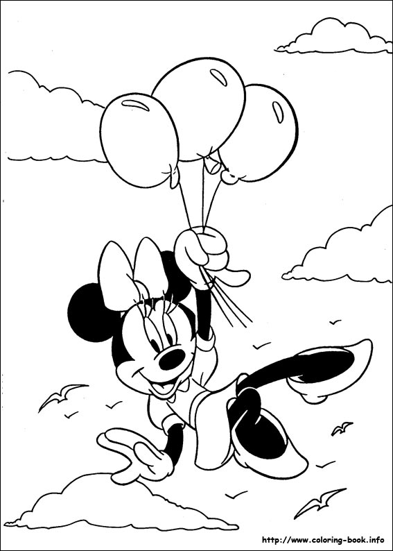 minnie mouse para colorear e imprimir