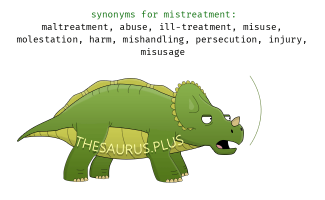 mistreat synonym