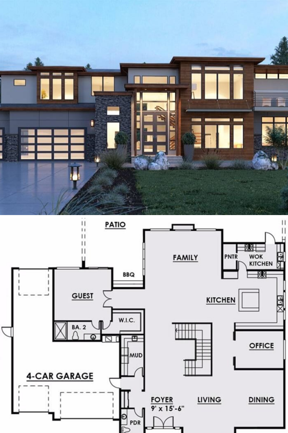 modern mansion plans