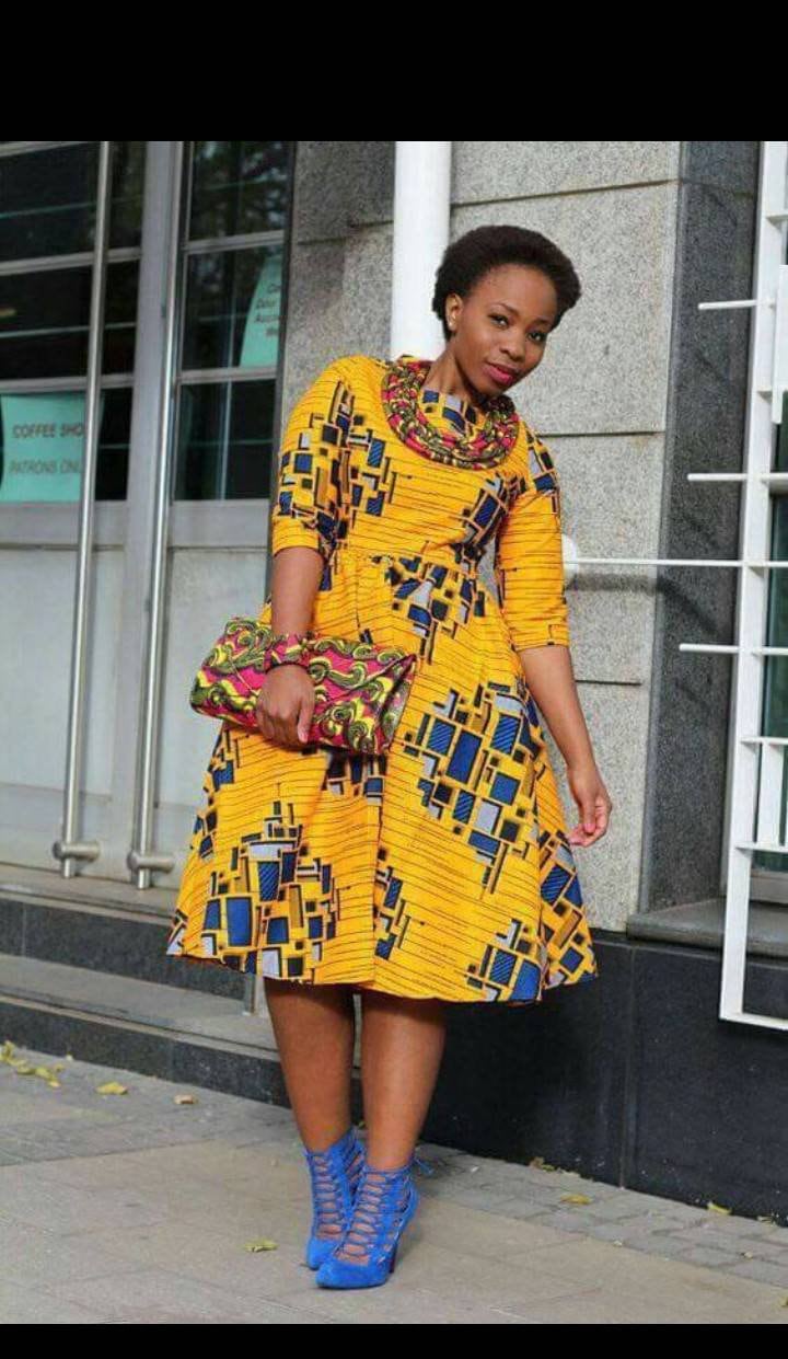 modern short african dresses