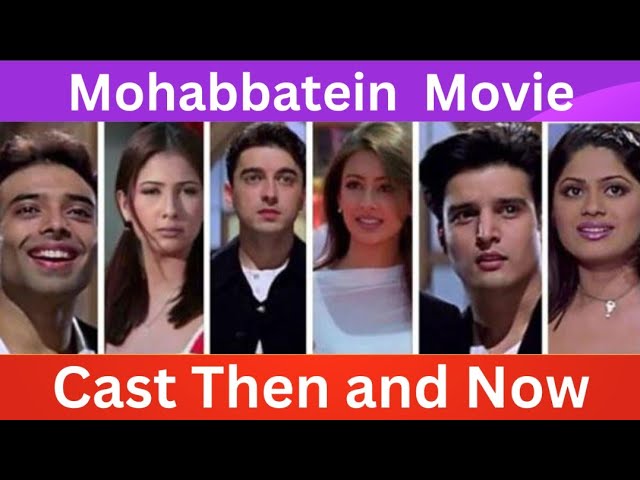 mohabbatein film cast