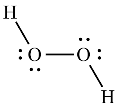 molecular shape of h2o2