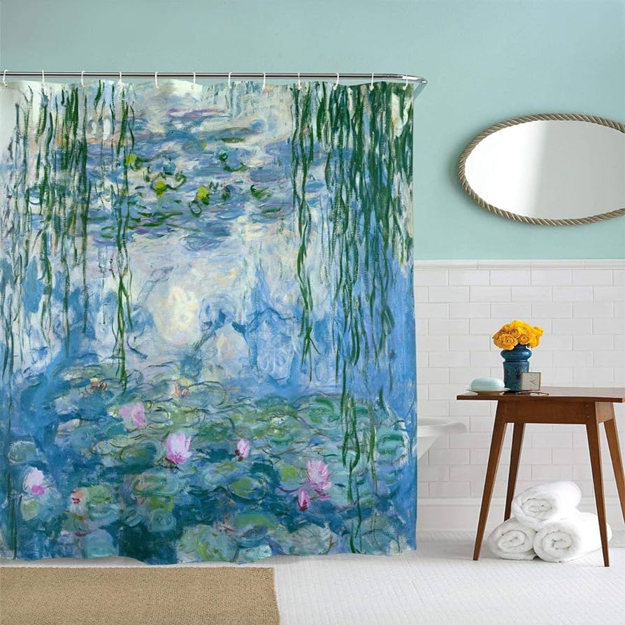 monet shower curtain