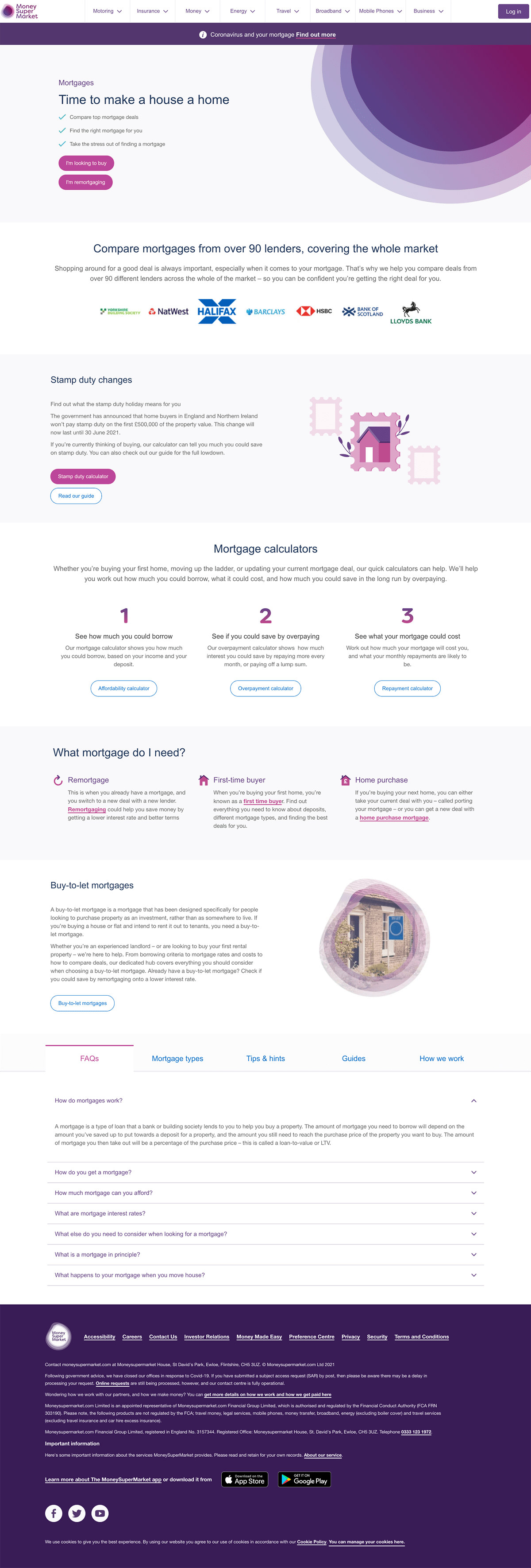 money supermarket mortgage calculator