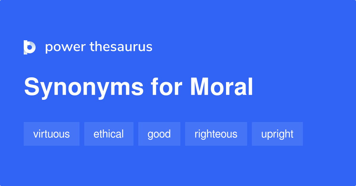 moral synonym
