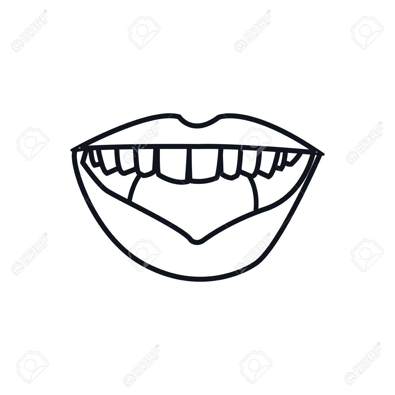 mouth outline images