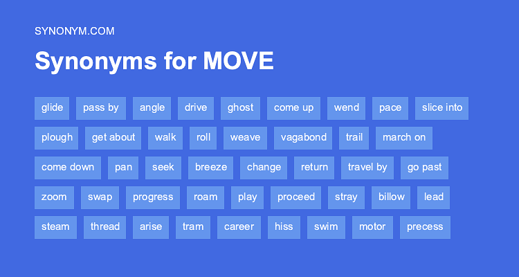 move synonym