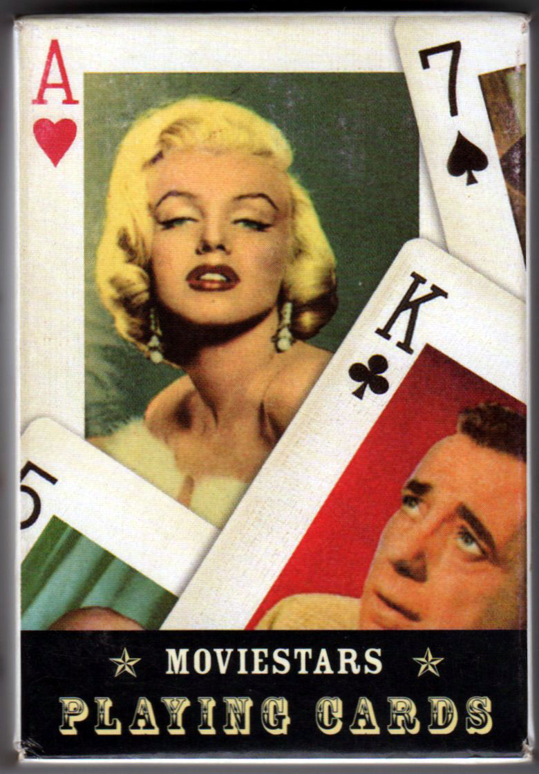 movie star playing cards