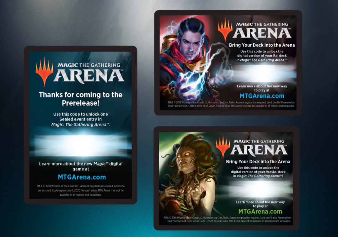 mtg arena promo codes