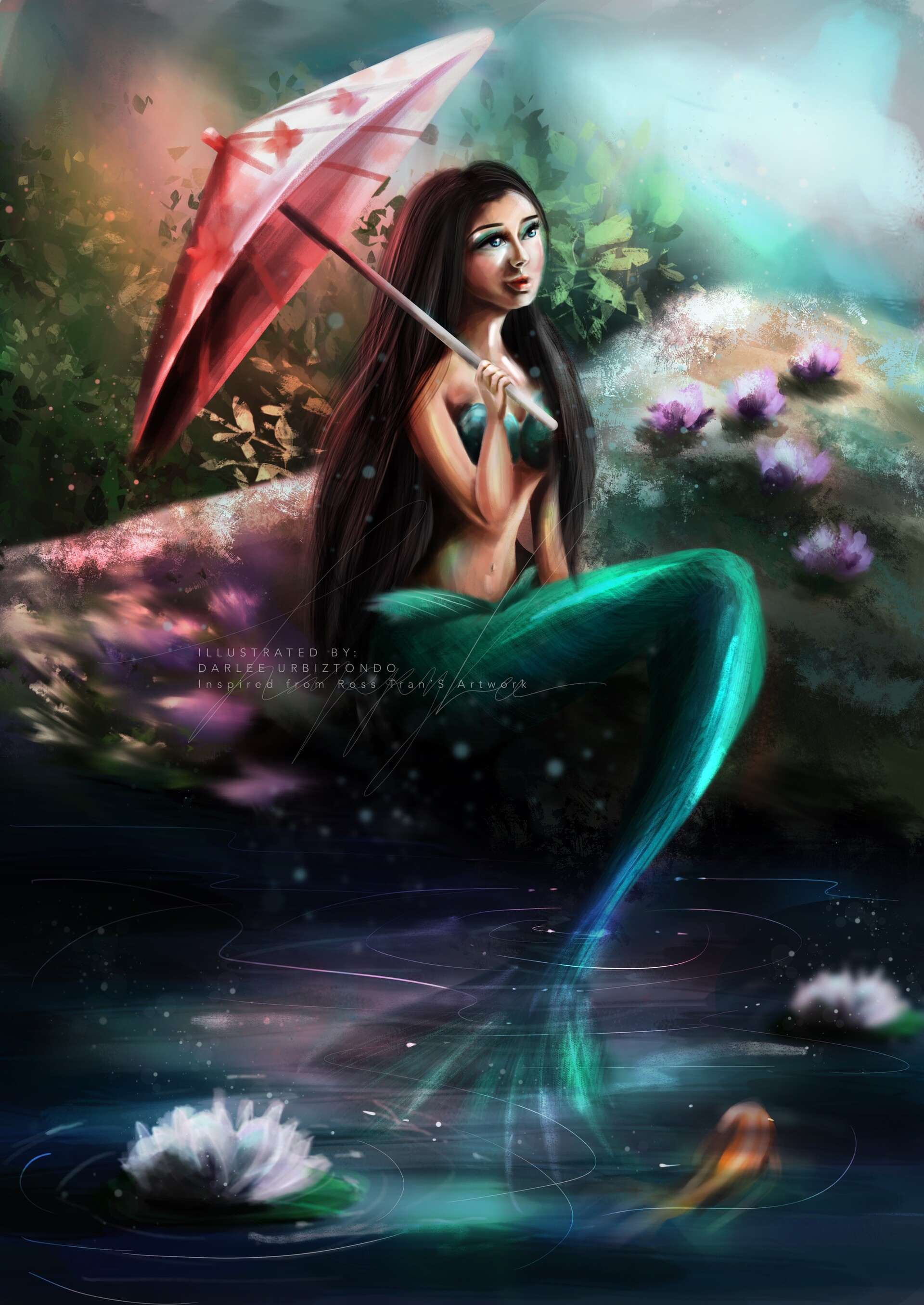 mulan as a mermaid