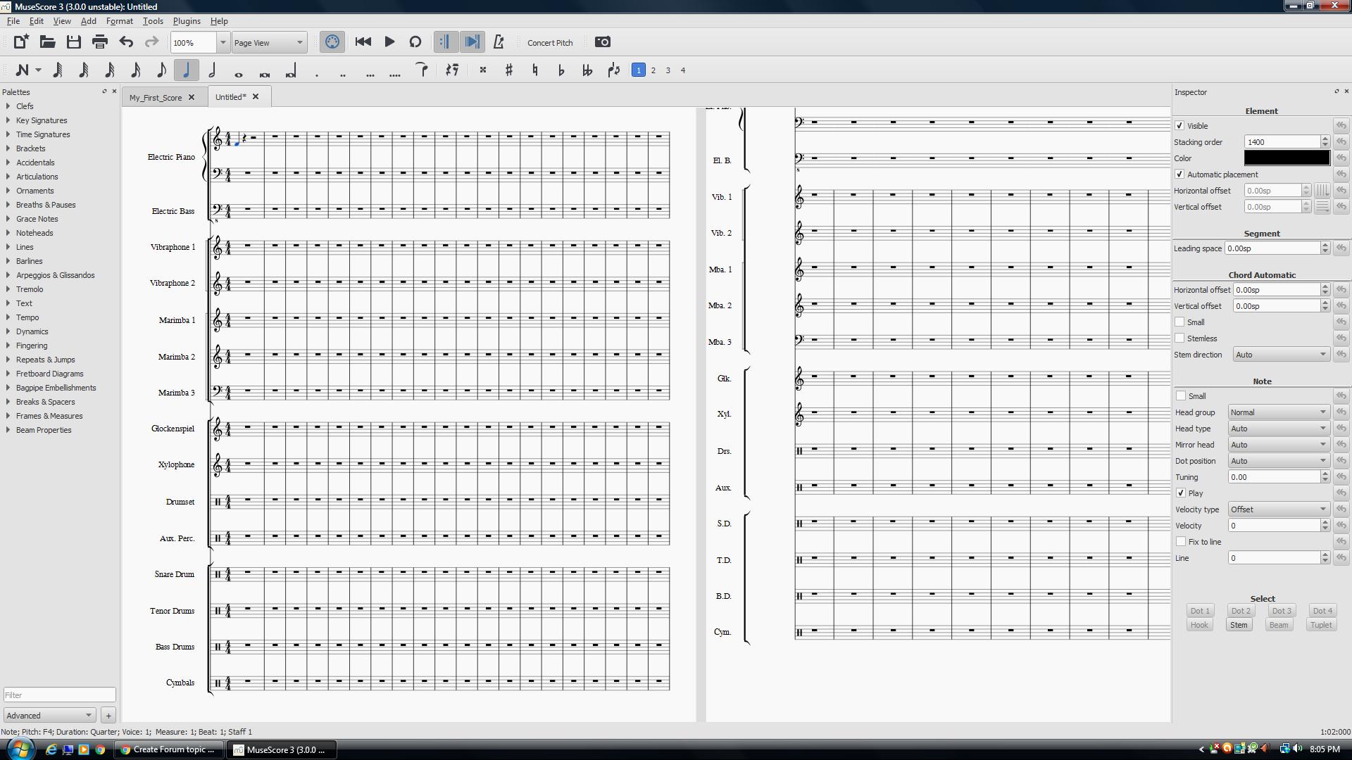 musescore templates