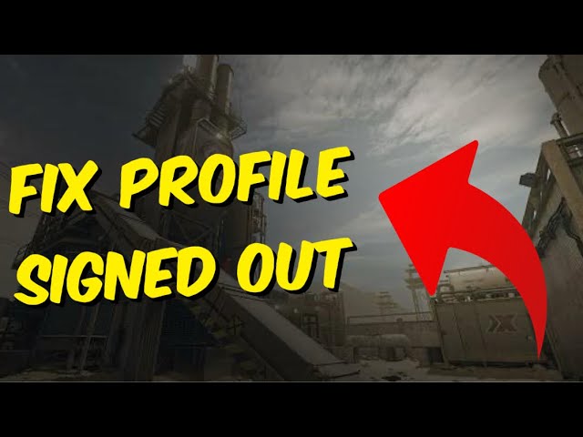 mw3 profile signed out