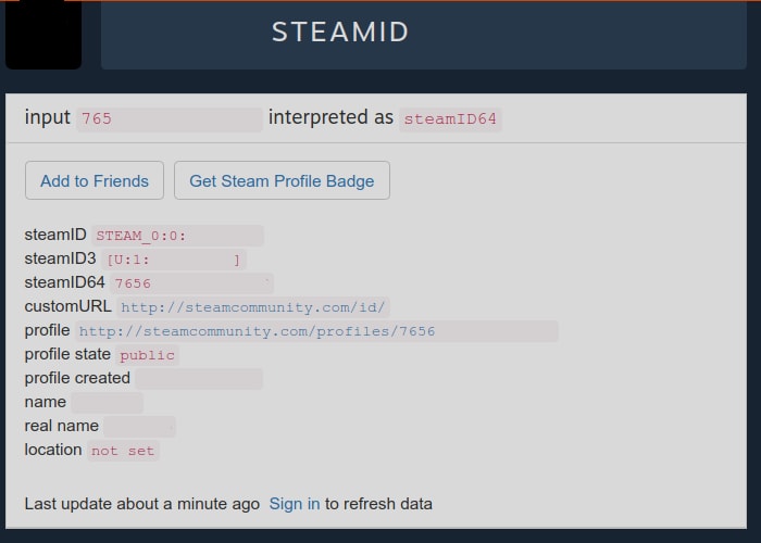 my steamid64