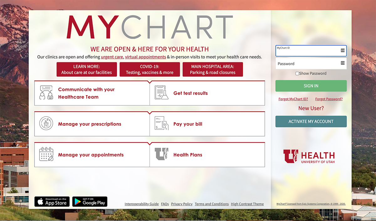 mychart huntsman