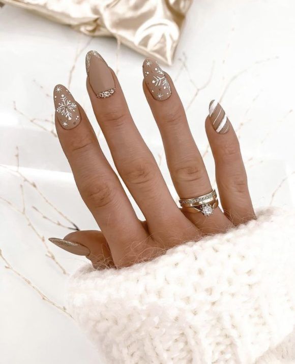 nail inspo weihnachten