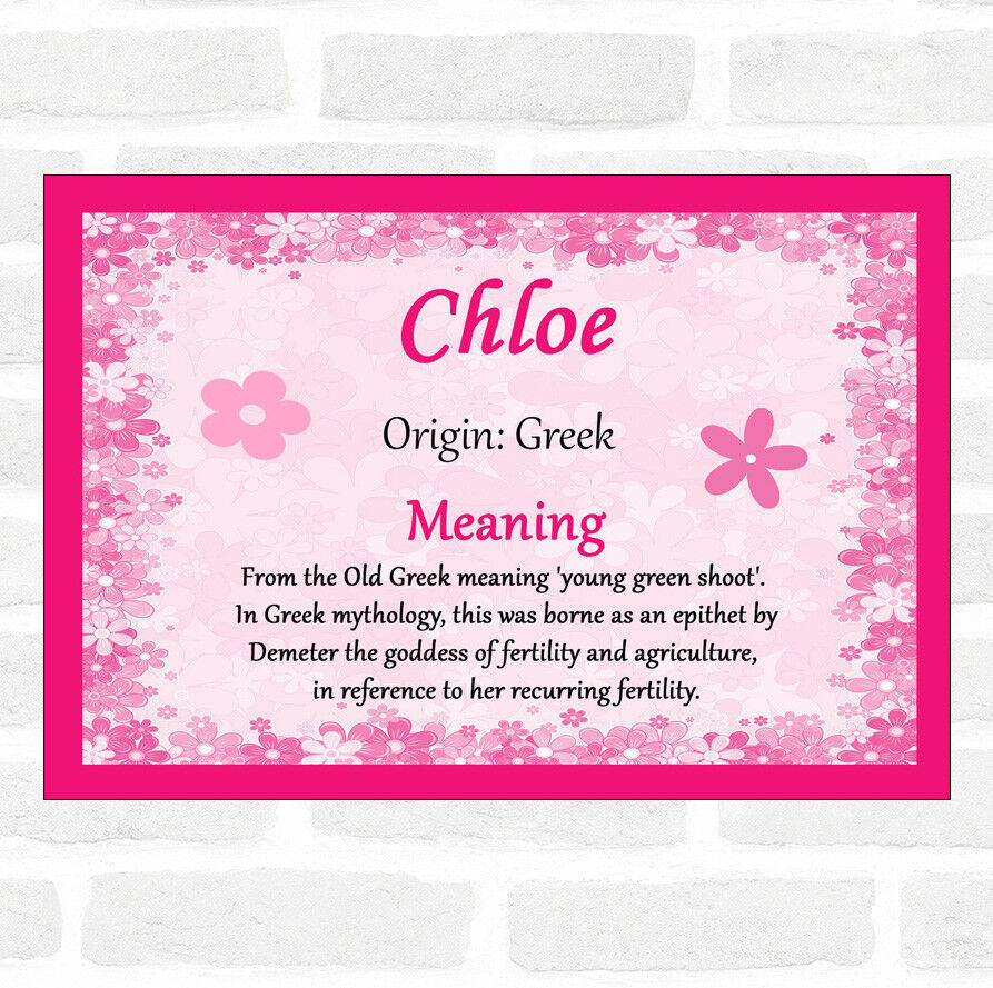 name chloe origin