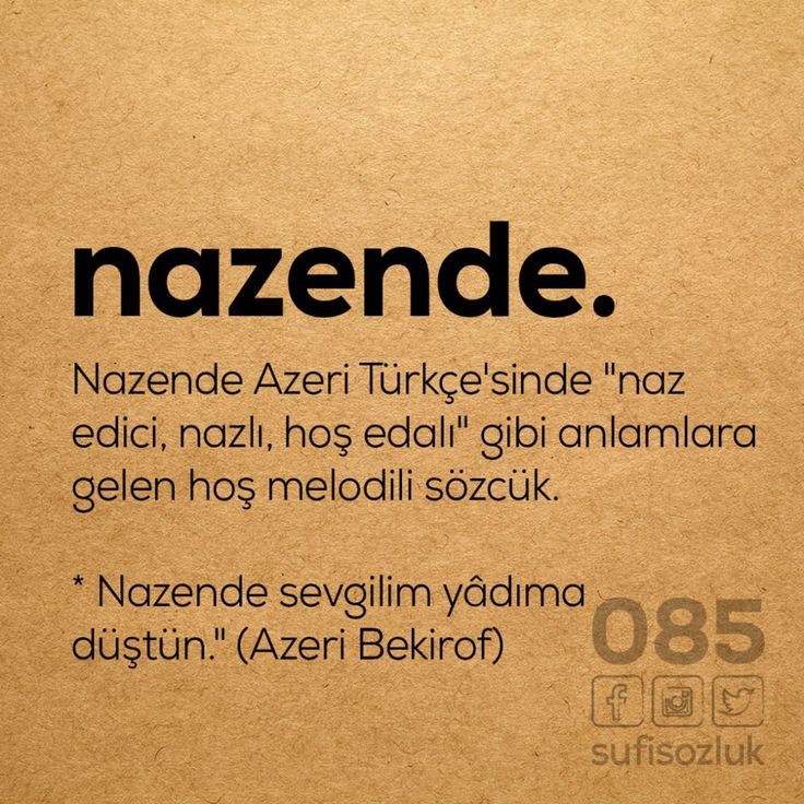 nazende sevgilim anlamı