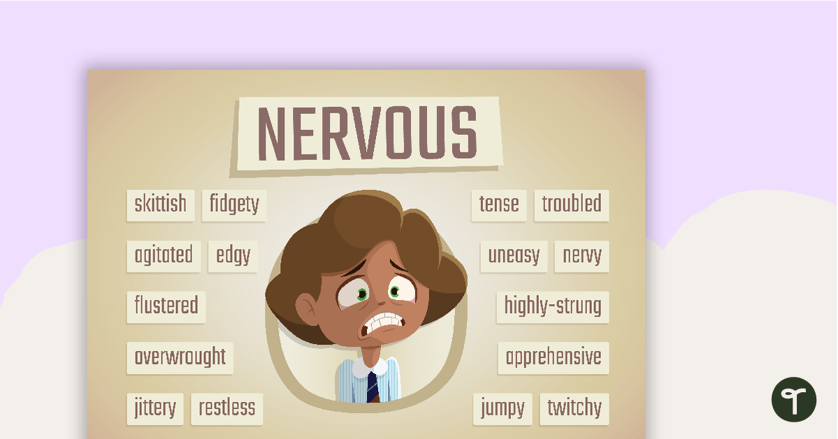 nervous thesaurus