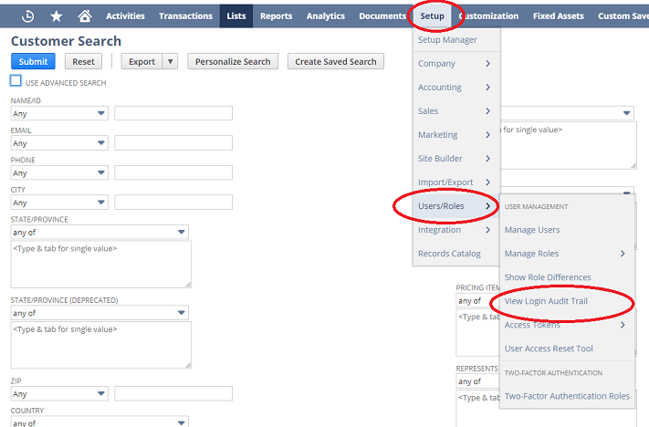 netsuite logn