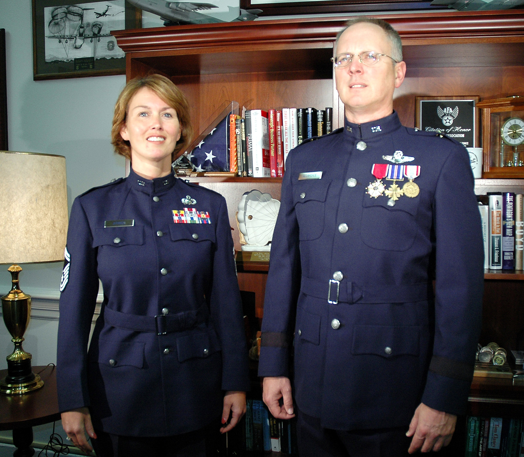 new air force uniform blues