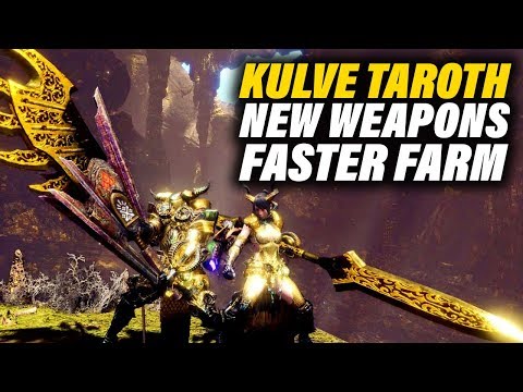 new kulve taroth weapons